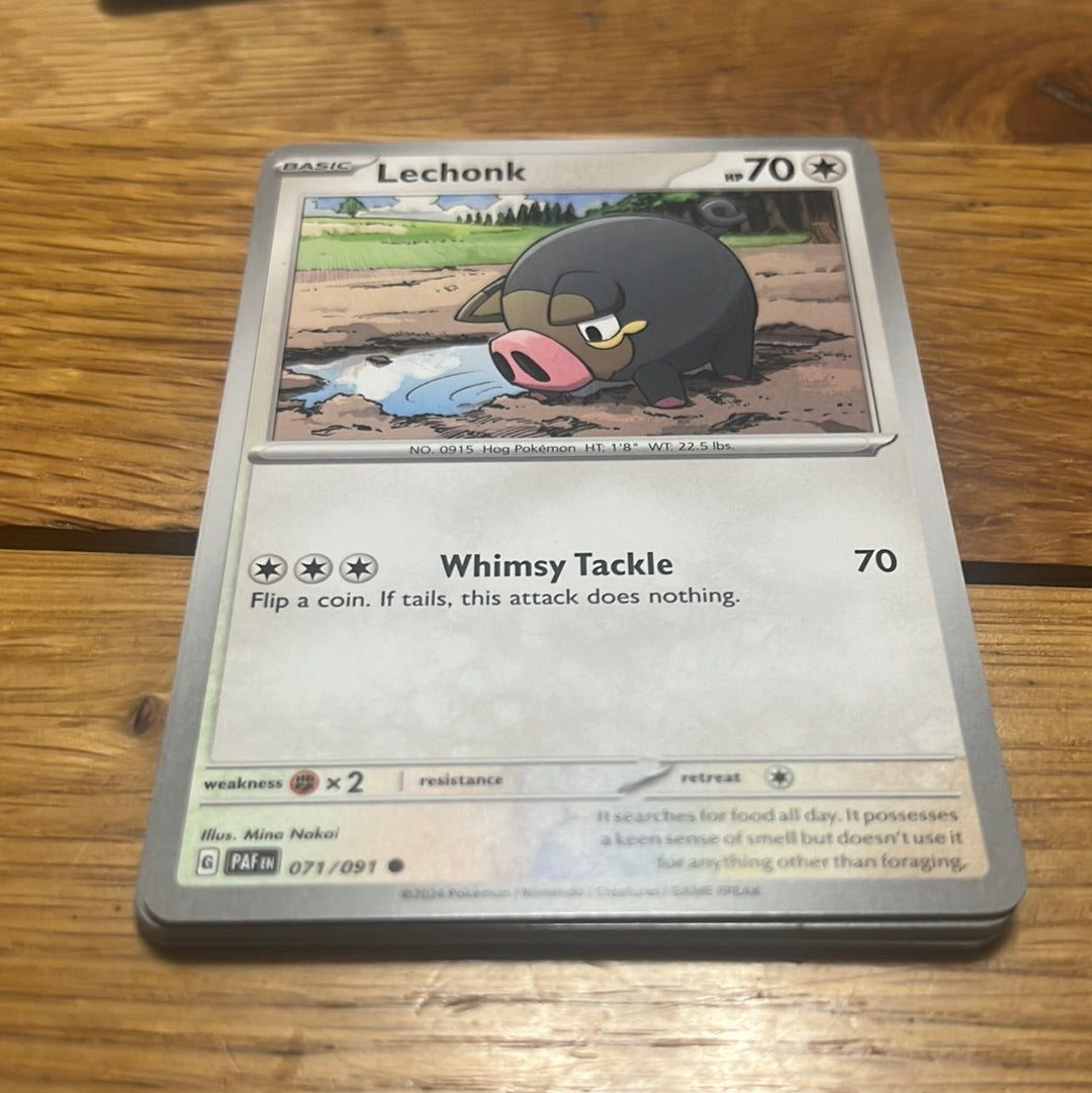 Paldean Fates: Lechonk #71 Paldean Fates: Lechonk #71